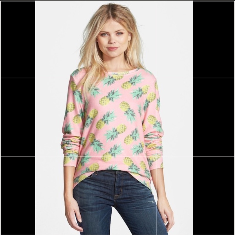 Wildfox NWT Pineapple Palace Luxurious Sweatshirt✨